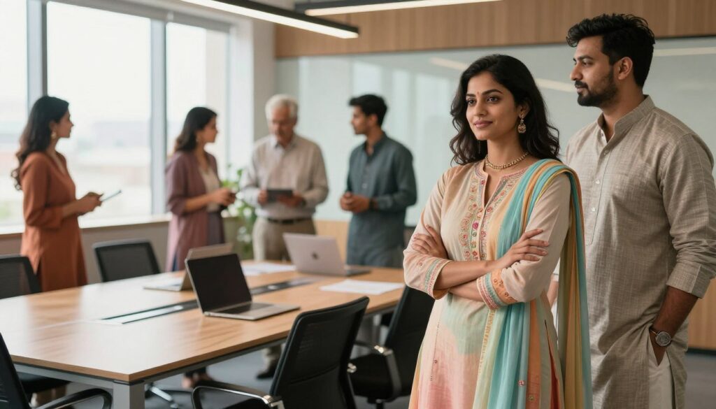 office ethnic wear